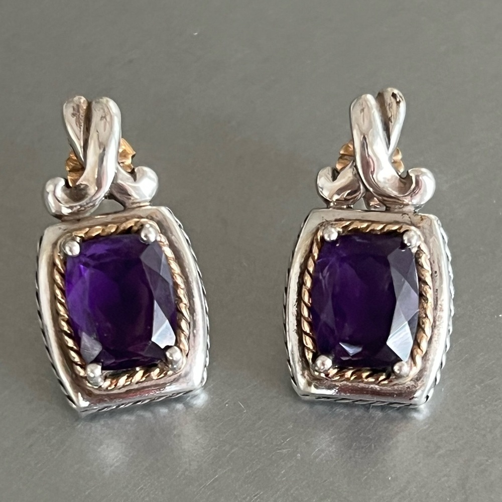 Sterling/14k earrings